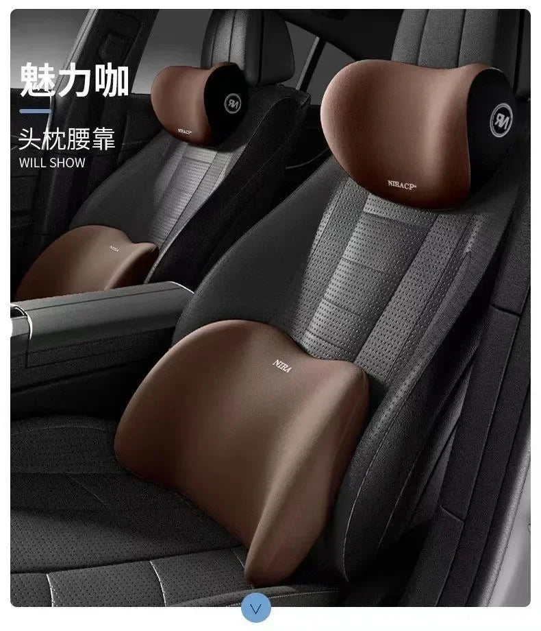 Car Headrest Lumbar Support